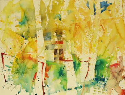Lamalou, 2006 (aquarel) door Simon Fletcher