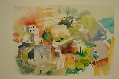 Kathedraal van Positano door Simon Fletcher