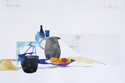 Studiolicht, 2003 (aquarel) door Simon Fletcher