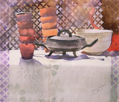 Xema Espagne, 2000 (aquarel) door Simon Fletcher