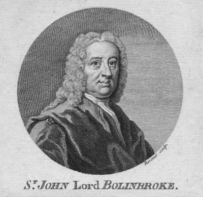 St. John Lord Bolinbroke, ca. 1750s door Simon Francois Ravenet