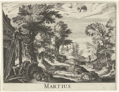 Maart door Simon Frisius