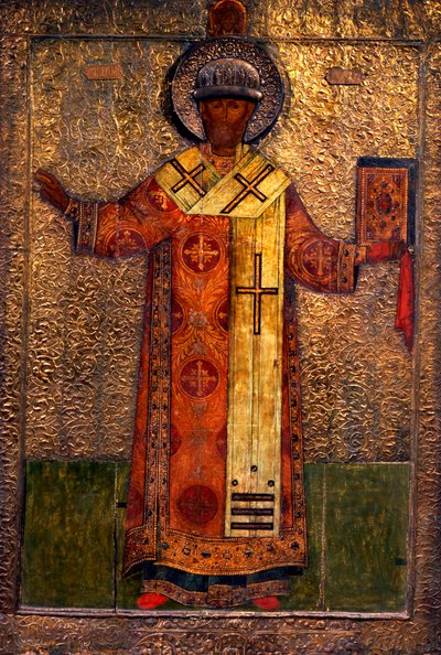 Sint Philip, Metropoliet van Moskou, 1653 door Simon Fyodorovich Ushakov