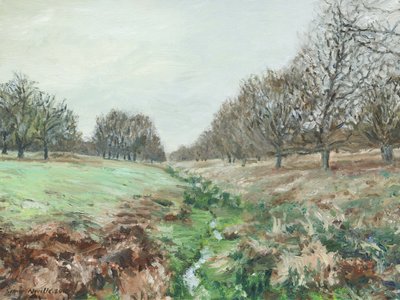 Richmond Park (olieverf op linnen) door Simon Neville