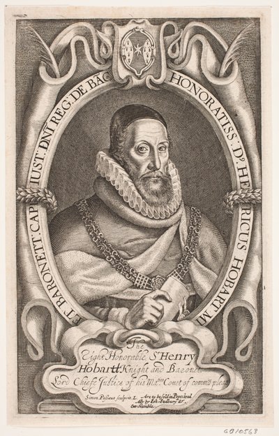 Henry Hobart door Simon de Pas