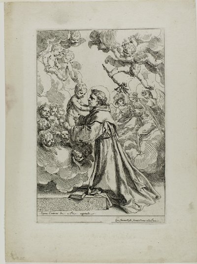 St. Antonius van Padua door Simone Cantarini