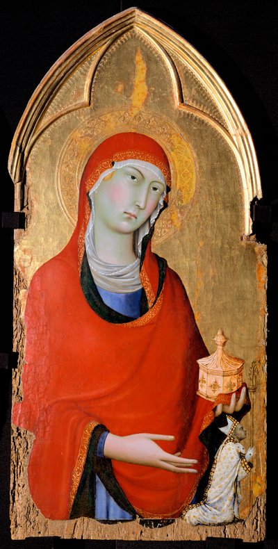 De Magdalena (detail) door Simone Martini