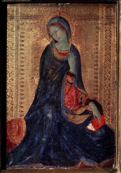 De aankondiging van de Maagd door Simone Martini