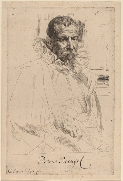 Pieter Bruegel de Jonge door Sir Anthony van Dyck