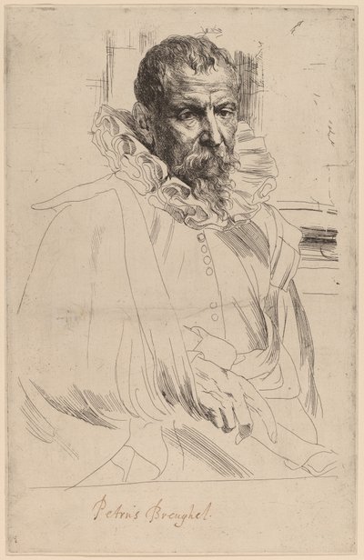Pieter Bruegel de Jonge door Sir Anthony van Dyck