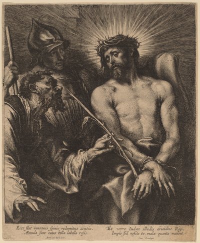 Christus met Doornen Gekroond door Sir Anthony van Dyck and Lucas Emil Vorsterman