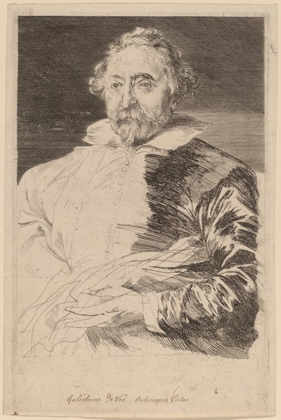 Willem de Vos door Sir Anthony van Dyck and Schelte Adams Bolswert