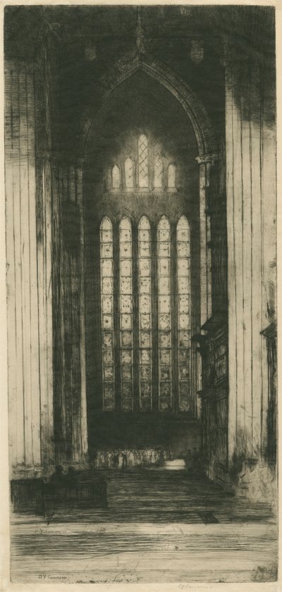 De vijf zusters, York Minster door Sir David Young Cameron