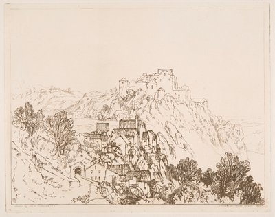 Watervallen van de Rijn, Schaffhausen door Sir Frank Short