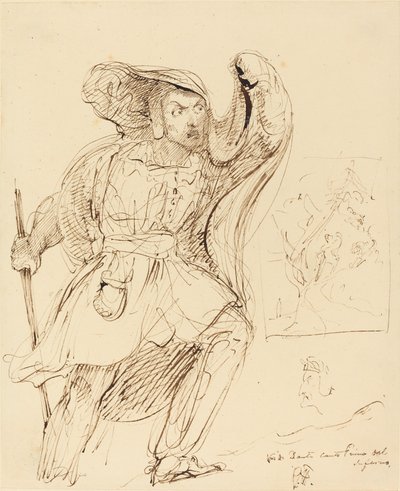 Studies voor een Scène uit Dante