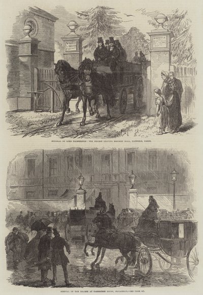 De begrafenis van Lord Palmerston door Sir John Charles Robinson