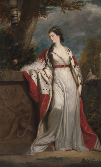 Elizabeth Gunning, Hertogin van Hamilton en Argyll door Sir Joshua Reynolds RA