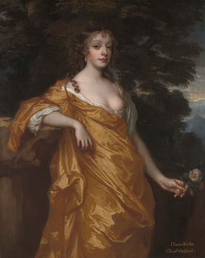 Diana Kirke, later Gravin van Oxford door Sir Peter Lely