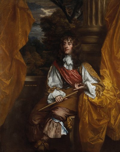 Portret van James II van Engeland 1633-1701, 1661 door Sir Peter Lely