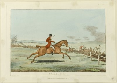 Het opladen van een ossenhek, plaat drie uit Onmisbare prestaties door Sir Robert Frankland