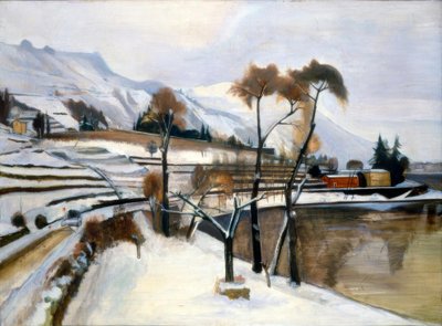 Winterlandschap door Siro Penagini