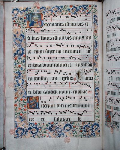 Temporal gebruikt door de Zusters van de Congregatie van de Karmelieten van Brugge, geschreven door Zuster Margarita Bruynewe door Sister Cornelia Wulfekkercke