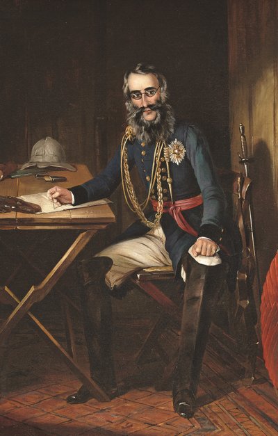 Portret van Generaal Sir Charles Napier (1782-1853) door Smart Smart