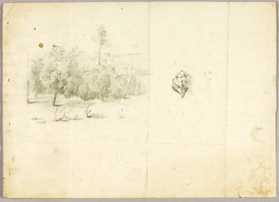 Landschap, Naakt door Solon H. Borglum