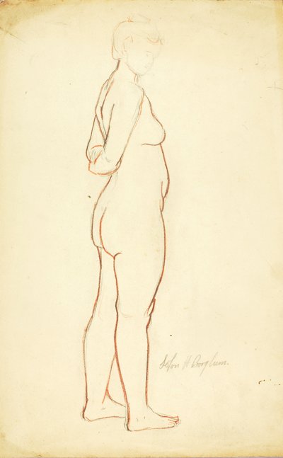 Naakt door Solon H. Borglum