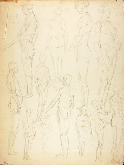 Naakt door Solon H. Borglum