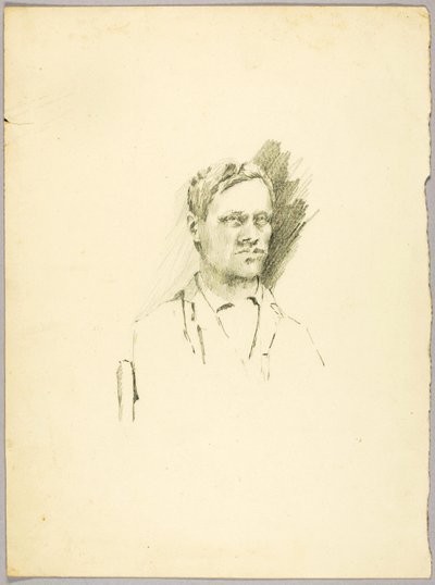 Portretstudie door Solon H. Borglum