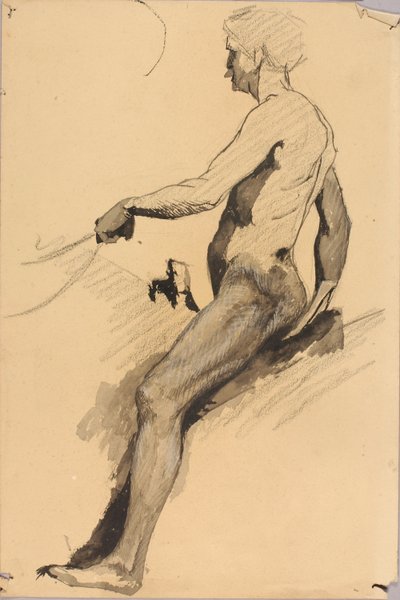 Studie voor ruitermonument (Gen. John B. Gordon) door Solon H. Borglum