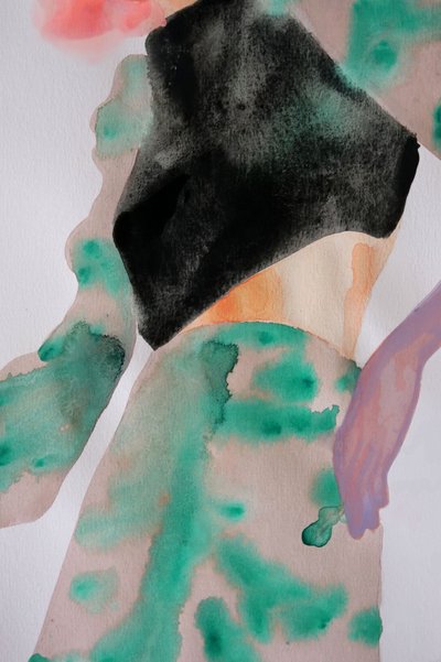 Abstracte modefiguur door Sophia Novosel