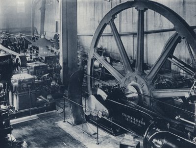 Interieur, Motor- en Dynamo Kamer, Crown Reef Goudmijnbedrijf door South African Photographer