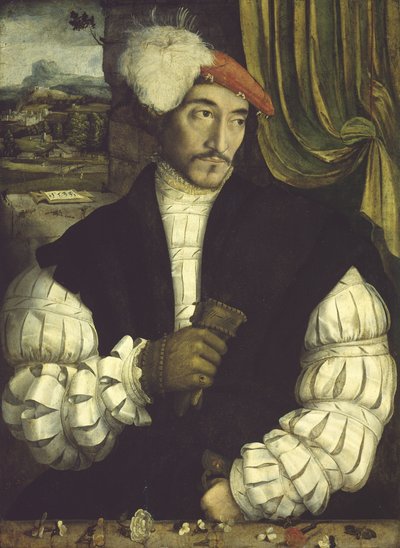 Portret van een Man door South German School