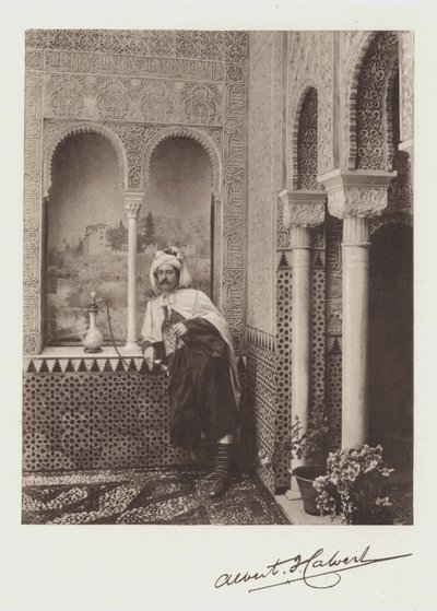 Albert F Calvert, Portret en Handtekening door Spanish Photographer