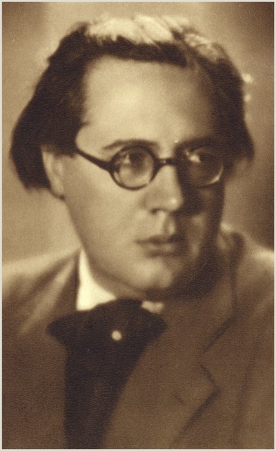 Portret van Andres Segovia (z/w foto) door Spanish Photographer