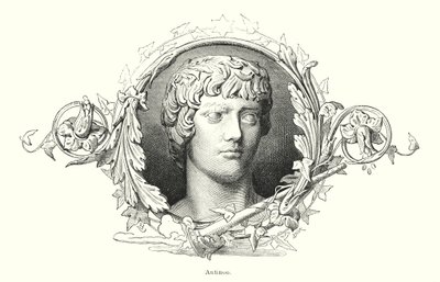 Antinous, Bithynische Griekse jongeling en favoriet van de Romeinse keizer Hadrianus door Spanish School