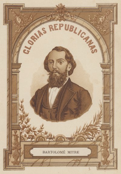 Bartolome Mitre, Argentijnse politicus, soldaat en auteur door Spanish School