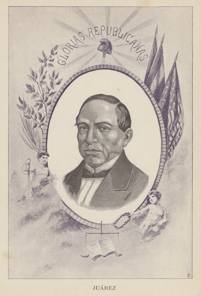 Benito Juarez, Mexicaanse advocaat en politicus door Spanish School