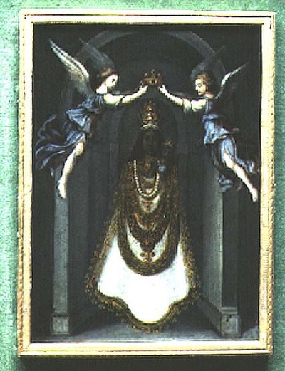 Inca Madonna door Spanish School