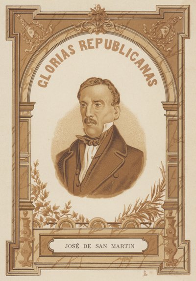 Jose de San Martin, Argentijnse generaal door Spanish School