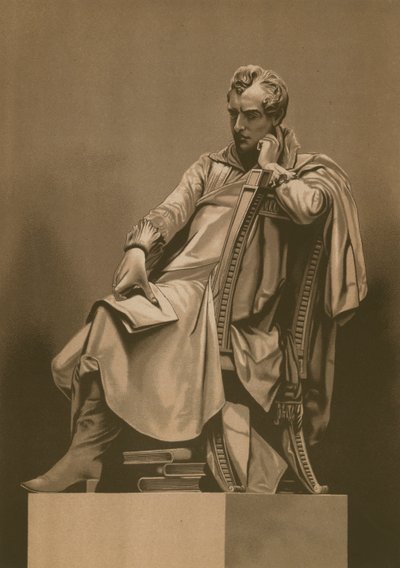 Lord Byron overpeinst de vrijheid van de Grieken door Spanish School
