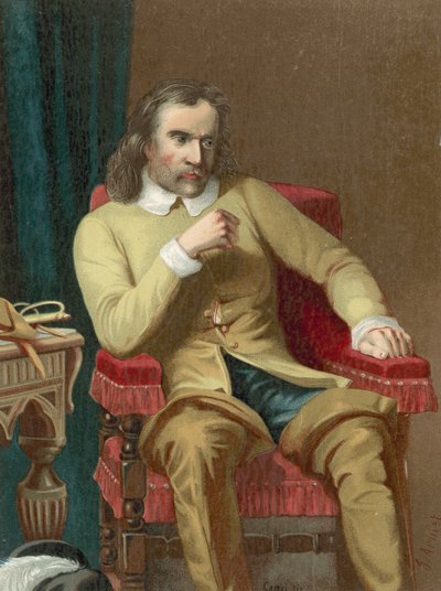 Oliver Cromwell door Spanish School