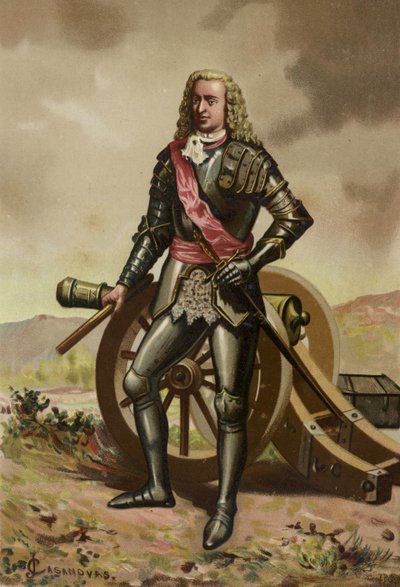 Filips V, koning van Spanje door Spanish School