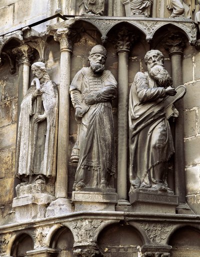 Beeldhouwwerk van de kathedraal van Santa Maria de Burgos, Poort van Sarmental door Spanish School