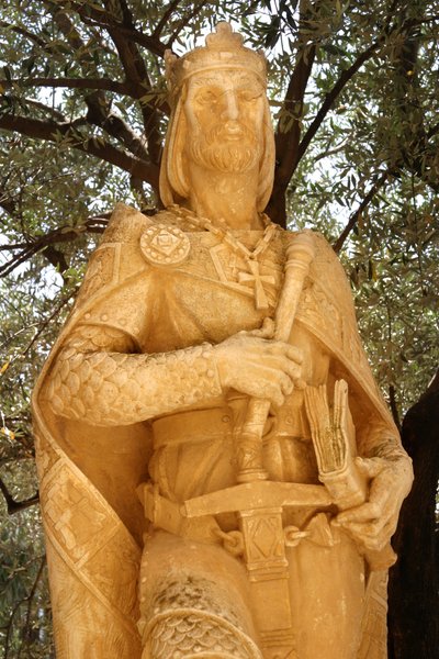 Beeld van Alfonso X (1221-84) De Wijze door Spanish School