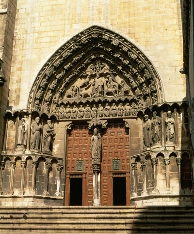De Portada del Sarmental, zuidelijke transept, c.1235 door Spanish School
