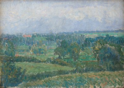 Landschap, ca. 1909-10 (olieverf op doek) door Spencer Frederick Gore