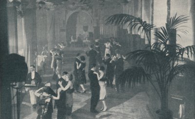Dans, lied en diner in ondergrondse zalen van plezier, ca. 1935 door Sport and General